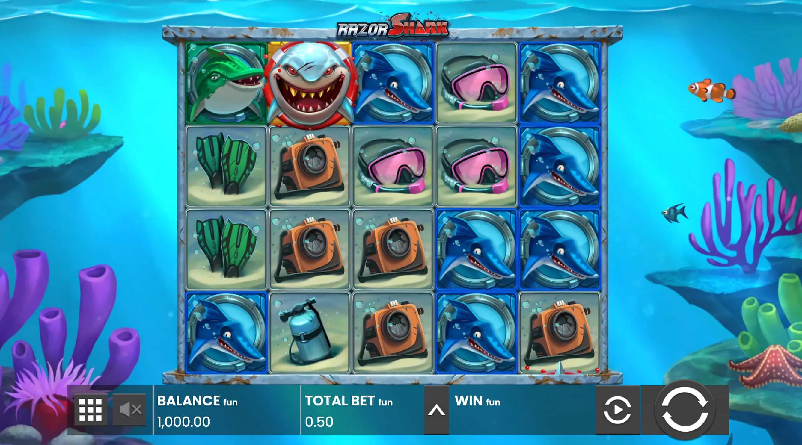 Razor Shark im Demomodus: Gratis spielen dank Push Gaming